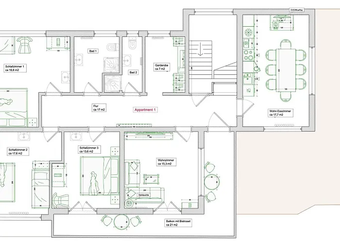 By A-appartments Διαμέρισμα *